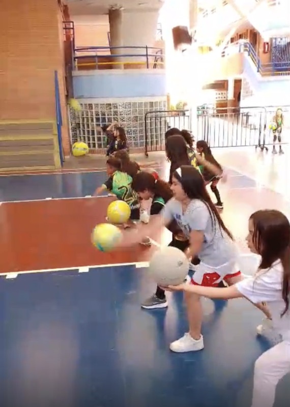 Nueva cancha cubierta Legendarios Escuela de Formacion Deportiva