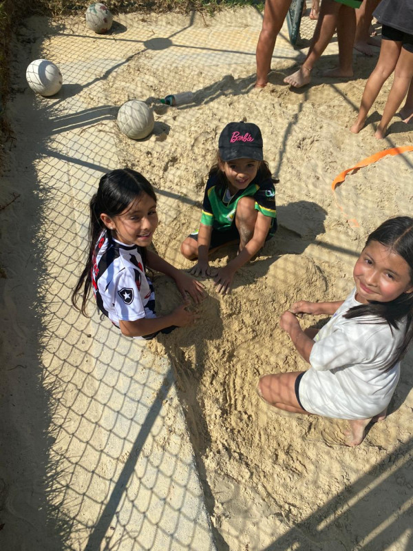 voley playa visitando a la escuela cerverus Legendarios Escuela de Formacion Deportiva